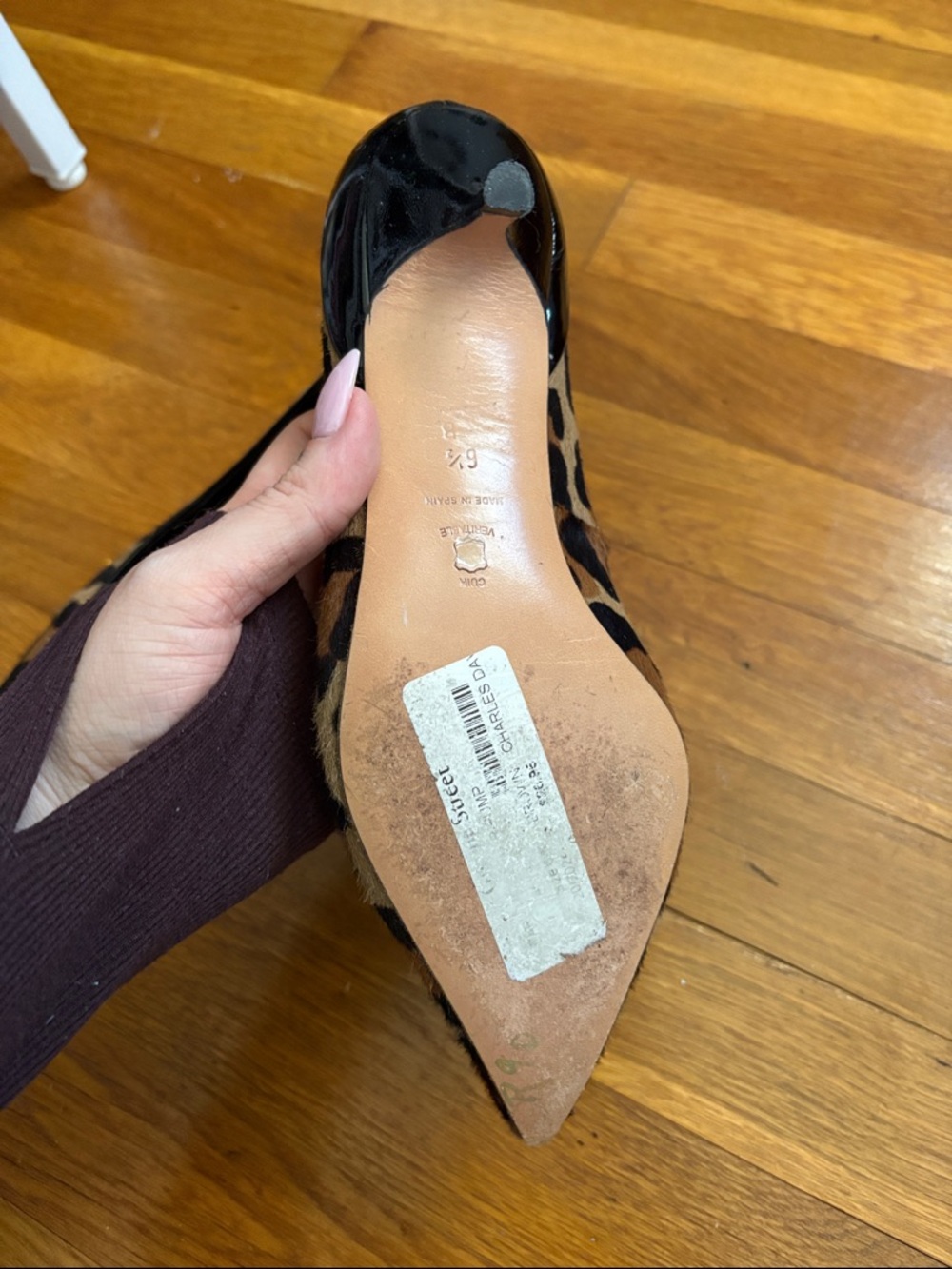 Leopard Kitten Heels - Picture 4 of 5